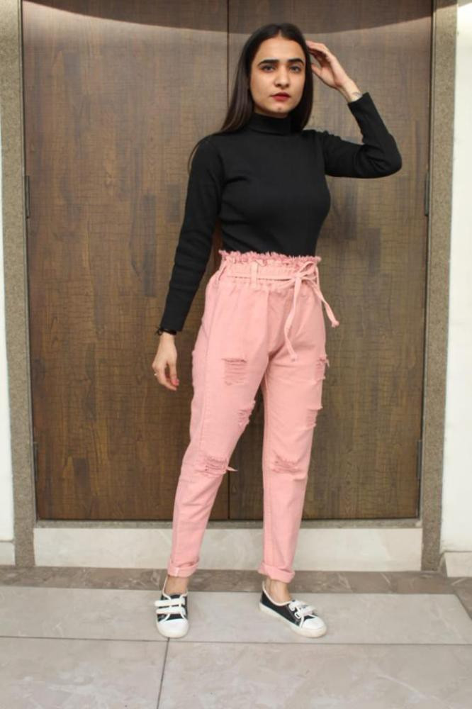 Jeans sale rosa outfit