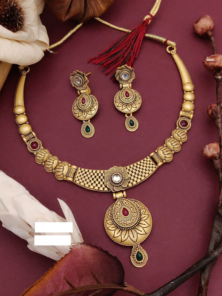 Half set shop gold jewellery designs