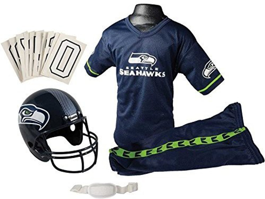Franklin Sports Seattle Seahawks Kids Football Uniform Set NFL
