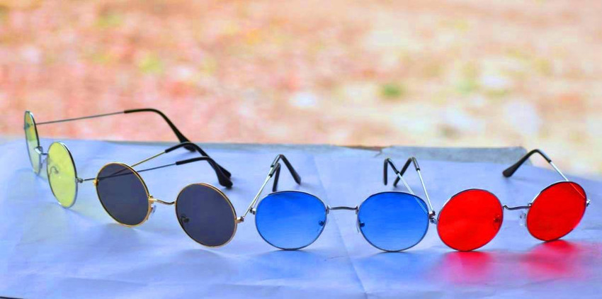 Buy Aynek Round Sunglasses Multicolor For Men Women Online Best Prices in India Flipkart