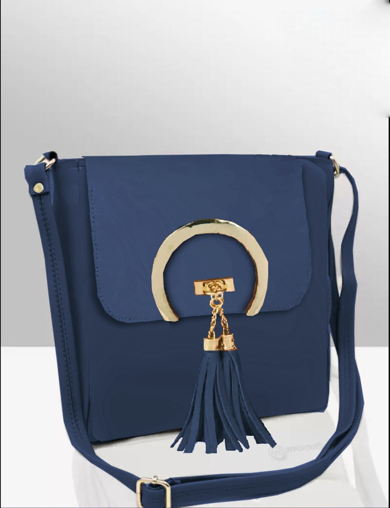 Musrat blue sling bag shop