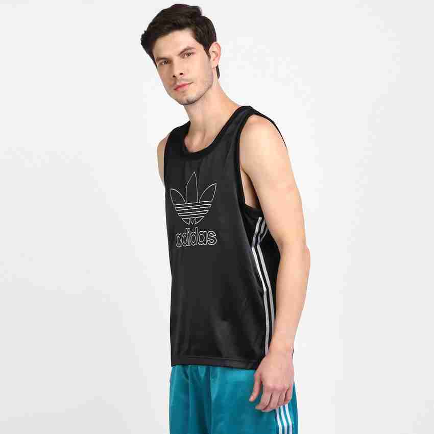 ADIDAS ORIGINALS Solid Men Round Neck Black T Shirt Buy ADIDAS