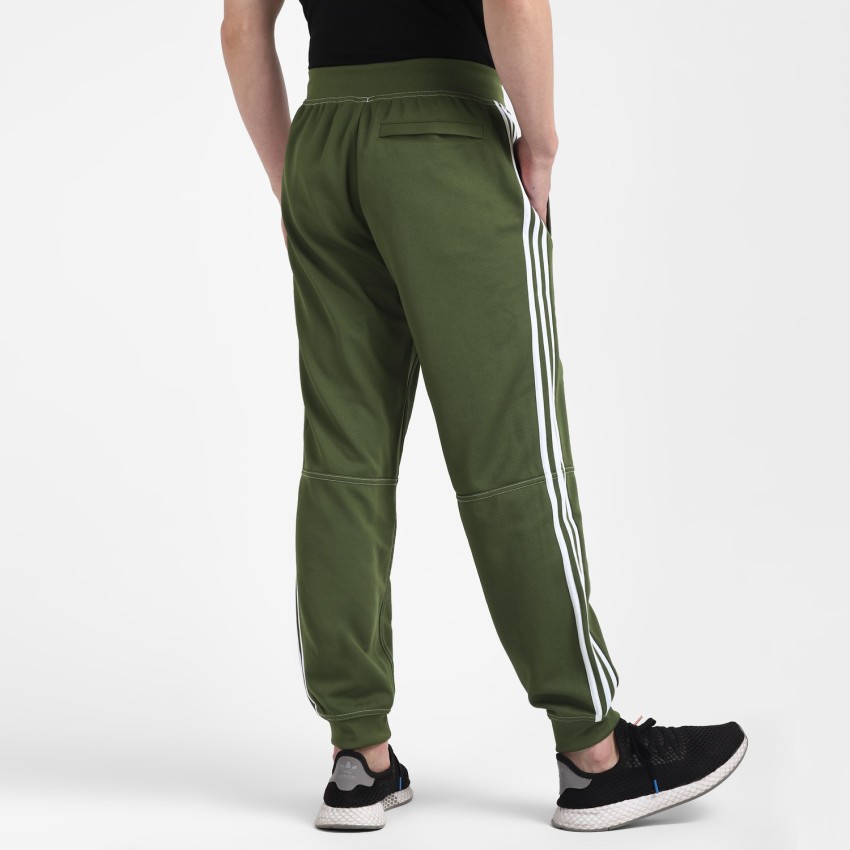 ADIDAS ORIGINALS Striped Men Green Track Pants - Buy ADIDAS ORIGINALS  Striped Men Green Track Pants Online at Best Prices in India