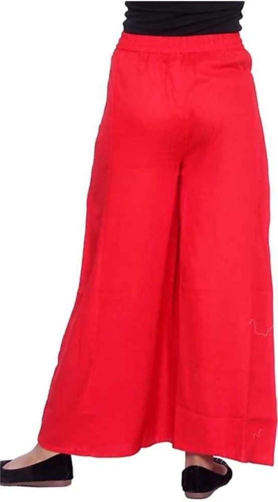 Womens Loose fit Regular Stripe Rayon Palazzo PantBottom Pants with Full  Length Palazzo for Girls