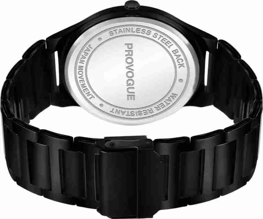 PROVOGUE SK PG 4007 BLK BLK Analog Watch for Men with Day