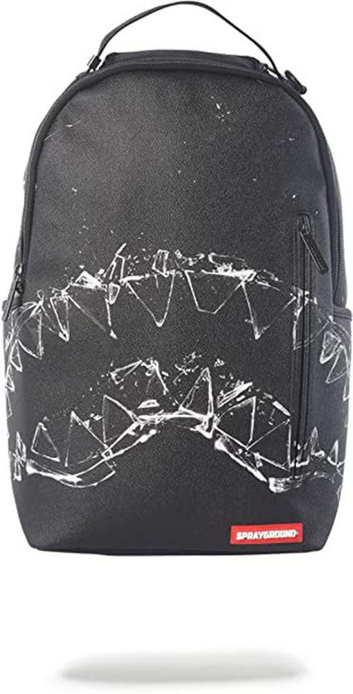 Sprayground Broken Glass Shark Laptop Bag Backpack For Men Women 2 L Backpack Black Price in India Flipkart