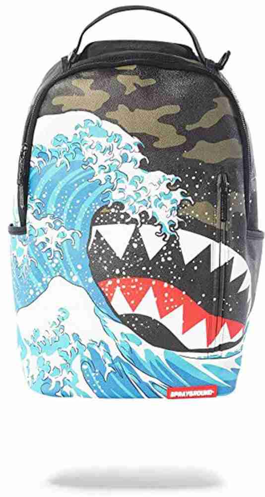 Sprayground Camokawa-Shark Backpacks Laptop Bag/Backpack For Men