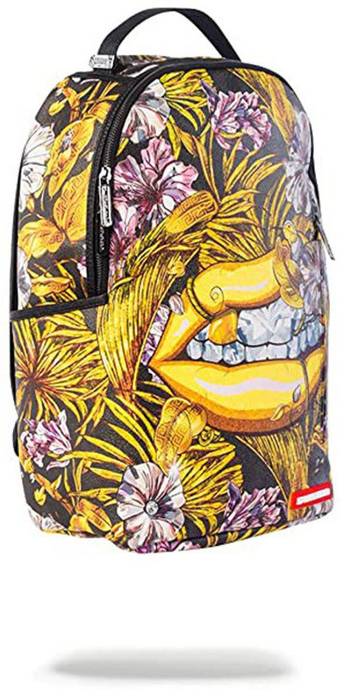 Sprayground 24K Diamond Lips Backpacks Laptop Bag Backpack For Men