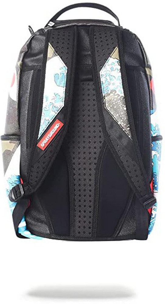 Sprayground Camokawa Shark Backpacks Laptop Bag Backpack For Men Women 2 L Backpack Green Blue Price in India Flipkart