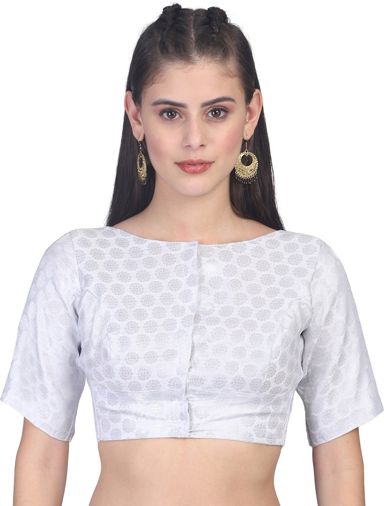 flipkart silver blouse