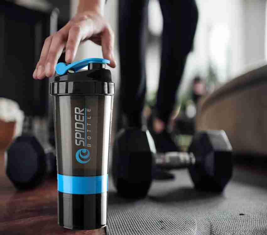 Stainless Steel Protein Shaker Bottle Bright Blue – LHI