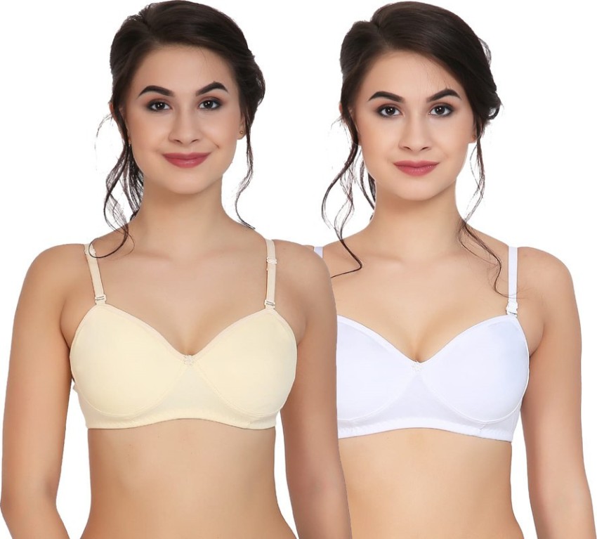 Saklana Women Half Cup Lightly padded Bra Combo Pack Of 2 Women