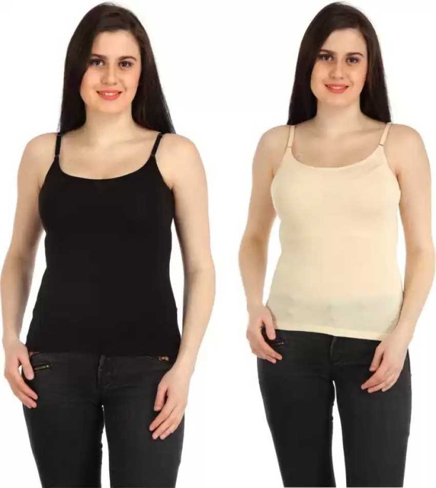 Women Camisole Inner Slip Cotton Chemise Girls Innerwear Vest