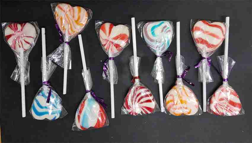 Watermelon Heart Lollipop Candy