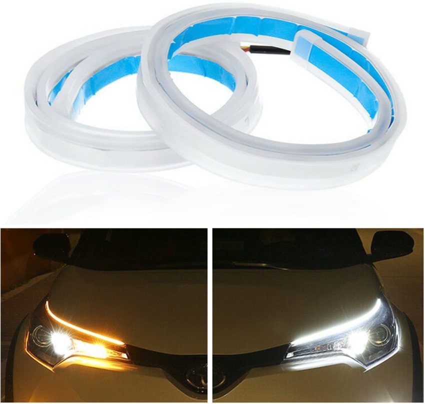 EliteAuto Waterproof DRL Strip for Cars & Bikes with Matrix Yellow Flowing  Indicator Car Fancy Lights Price in India - Buy EliteAuto Waterproof DRL  Strip for Cars & Bikes with Matrix Yellow