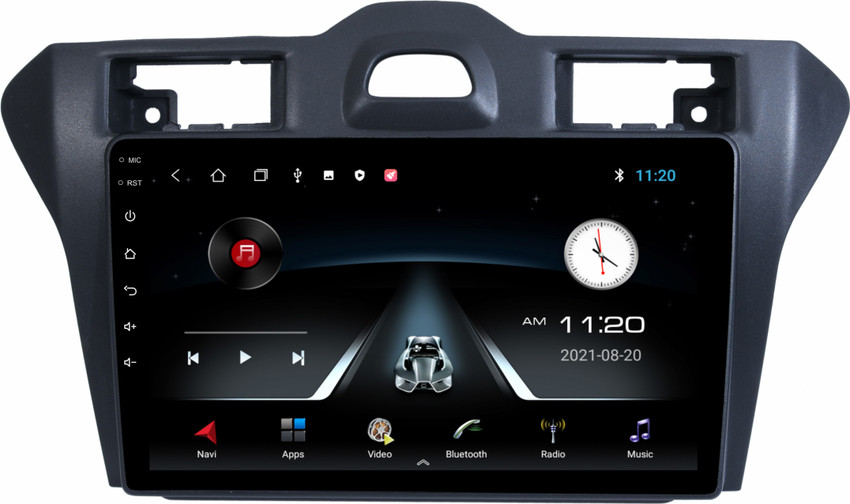 BASSOHOLIC 9 Inch Android 10 System for Ford Old Figo 2GB 16GB RAM