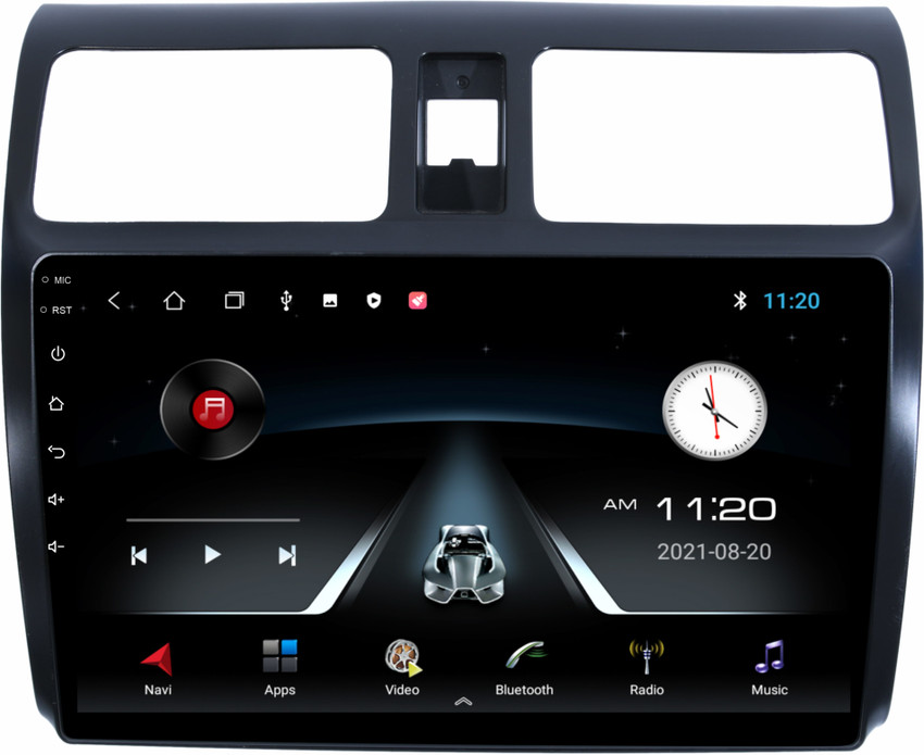 Swift car music outlet system with bluetooth