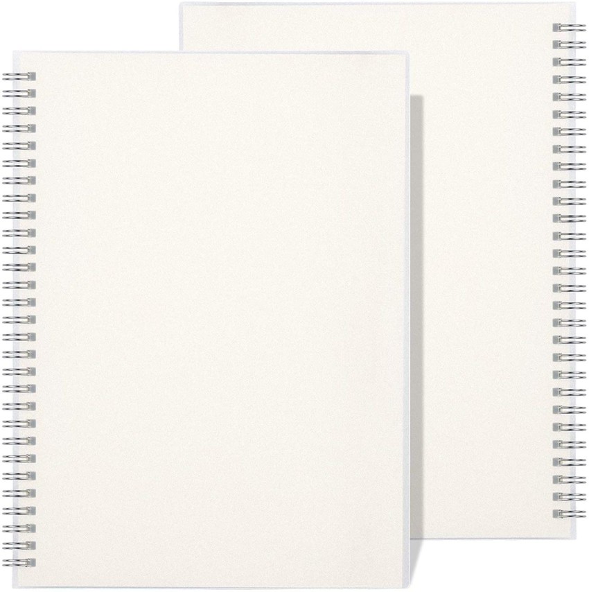 INNAXA A5 Spiral Sketchbook, Soft Cover Blank Notepad, Sketch