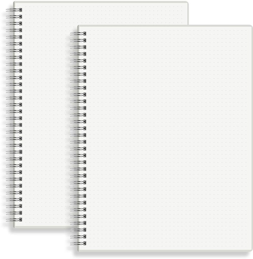  (2-Pack) B5 Dot Grid Notebook 100gsm Bullet Spiral