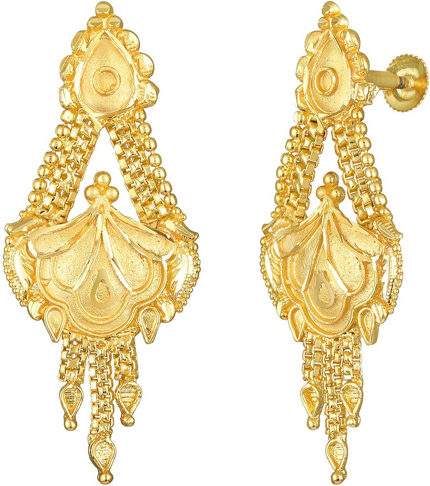 Share more than 161 latest gold earrings light weight seven.edu.vn