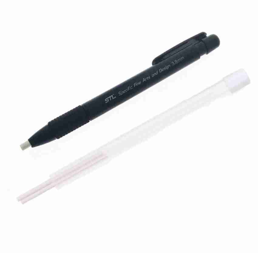 Tombow Mono Zero Round Shape 2.5mm Eraser and Extra Refill  Non-Toxic Eraser - Pen type eraser