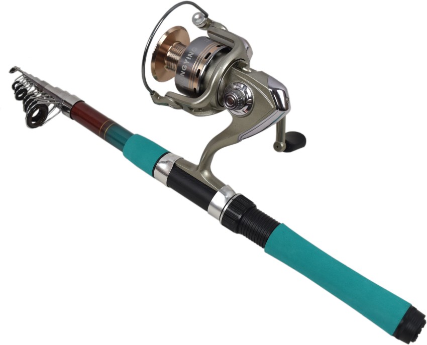 FISHING GALLERY Green Rod HB6-G3 Green Fishing Rod Price in India