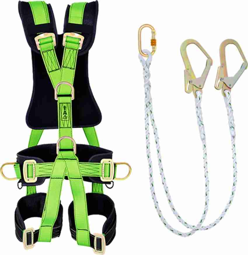 Gravitas Safety Full Body Harness (FBH-056) with Double Rope Lanyard Safety  Harness - Buy Gravitas Safety Full Body Harness (FBH-056) with Double Rope  Lanyard Safety Harness Online at Best Prices in India 