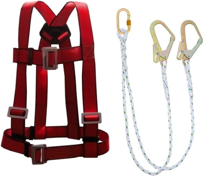 Gravitas Safety Full Body Harness (FBH-022) with Double Rope Lanyard Safety  Harness - Buy Gravitas Safety Full Body Harness (FBH-022) with Double Rope  Lanyard Safety Harness Online at Best Prices in India 