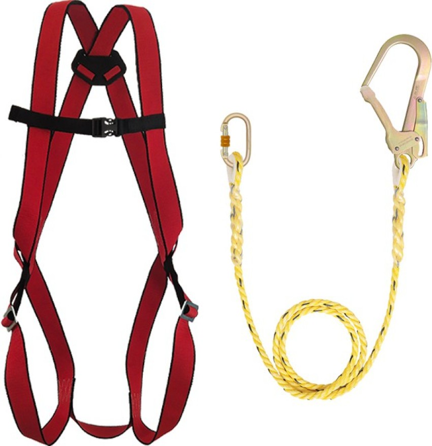 Gravitas Safety Full Body Harness (ECO-2) with Single Rope Lanyard Safety  Harness - Buy Gravitas Safety Full Body Harness (ECO-2) with Single Rope  Lanyard Safety Harness Online at Best Prices in India 