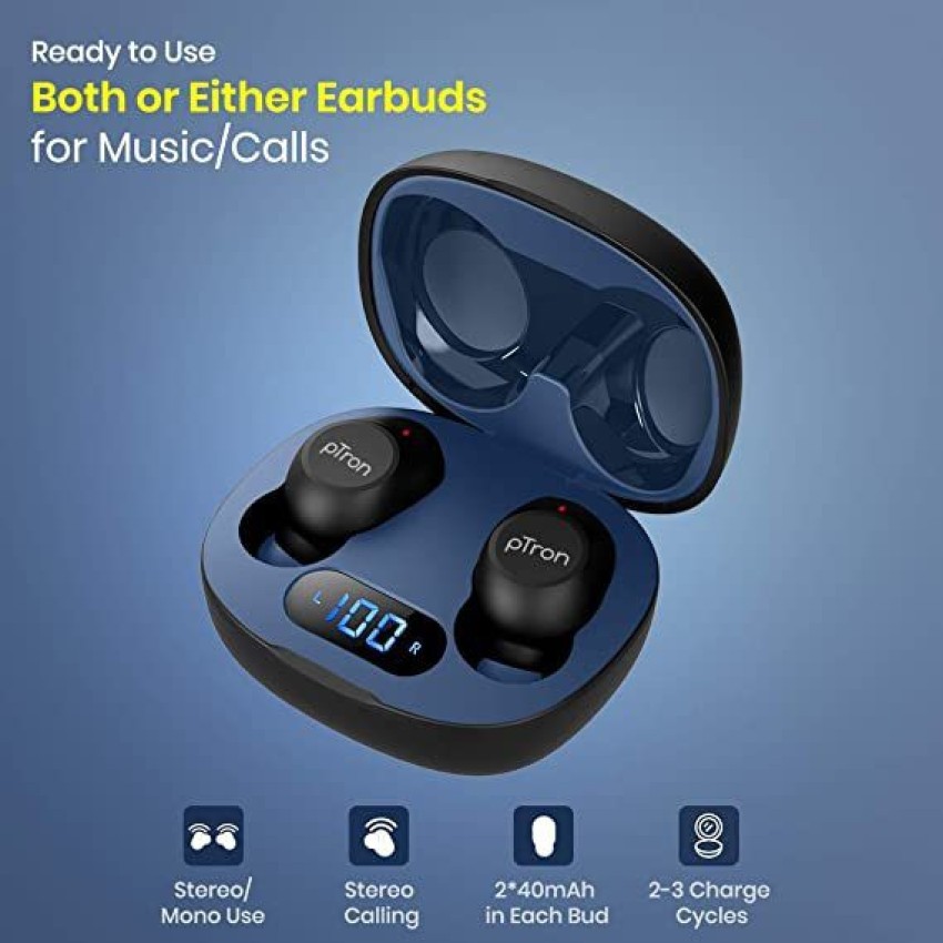 PTron Bassbuds Pro Bluetooth Headset Price in India Buy PTron