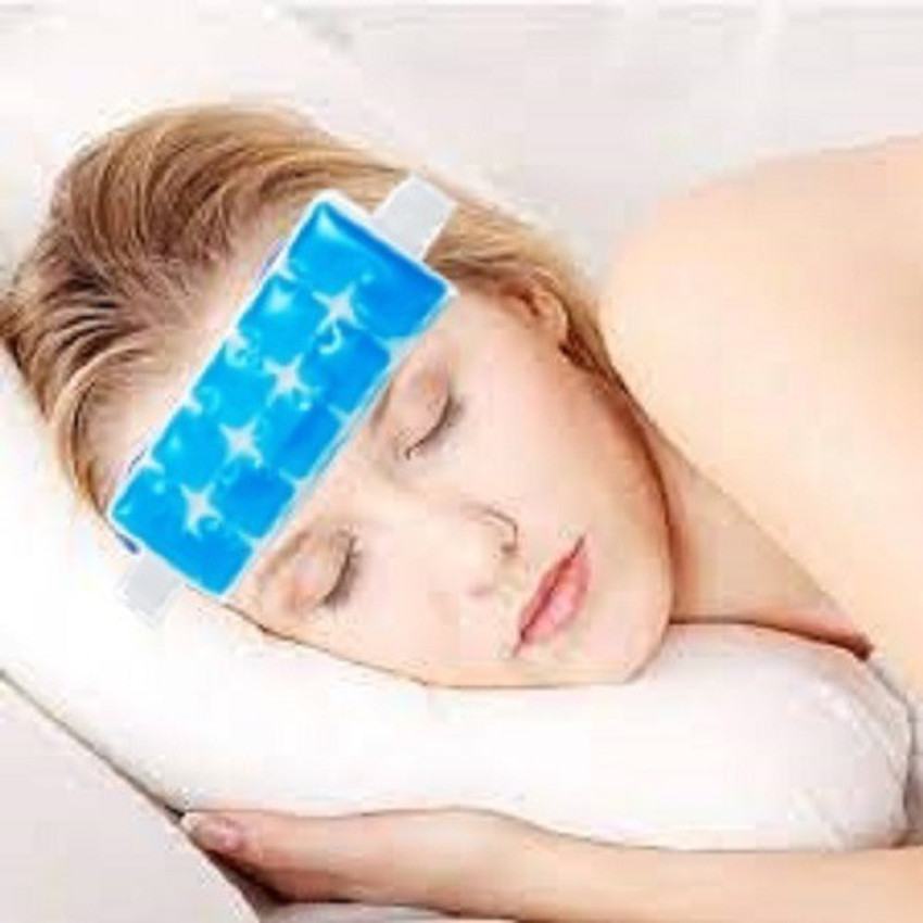 Skylight Dual Use Headband Eye Mask Cold Fever Ice Belt Heat