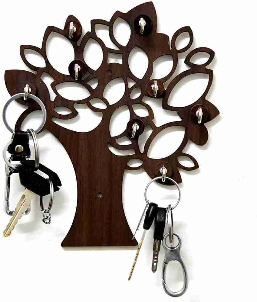 Key holder shaped like key on sale