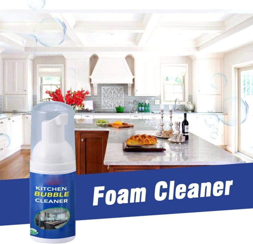 Kitchen Degreaser Foam Cleaner Spray Powerful Stain Grease Remover for Oven  
