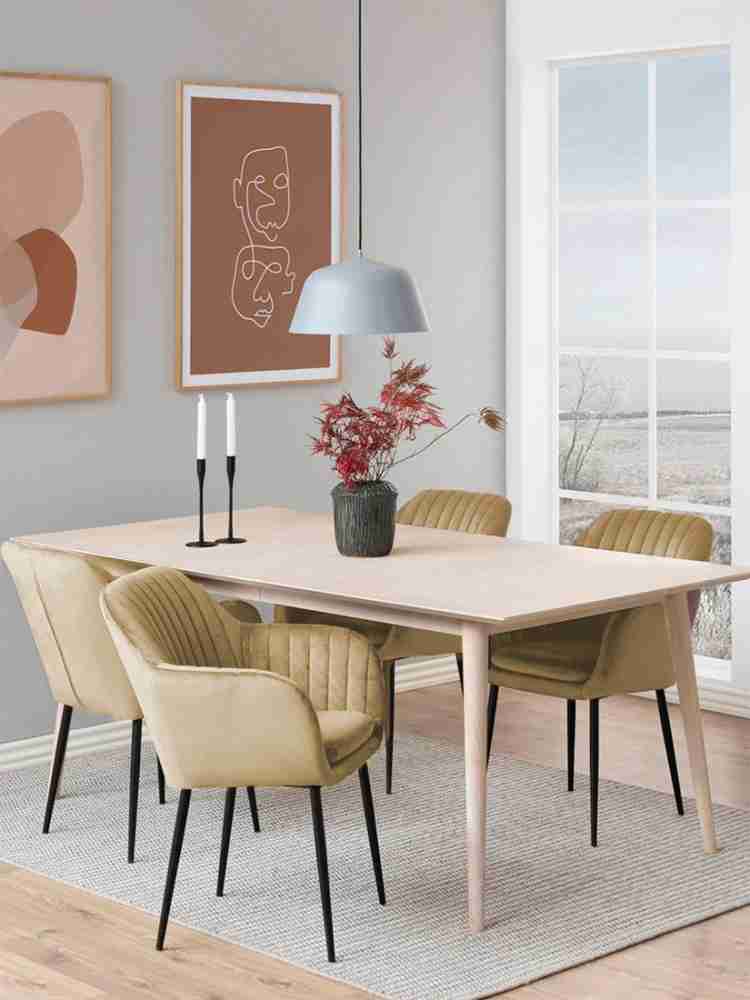 Rose gold discount metal dining chairs