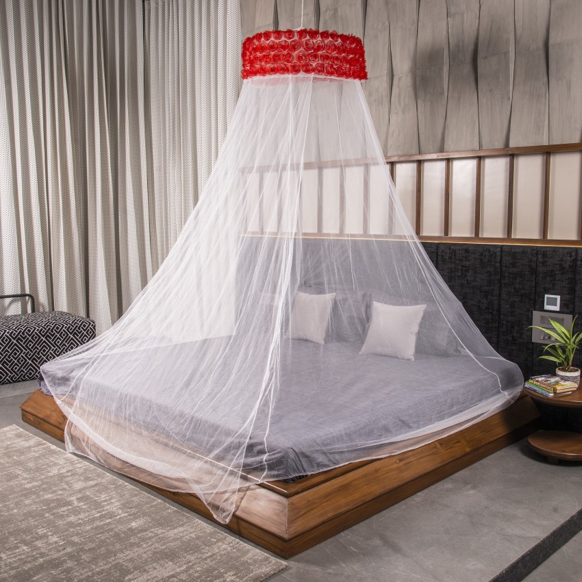 Classic Mosquito Net Polyester Adults Washable For Double Bed