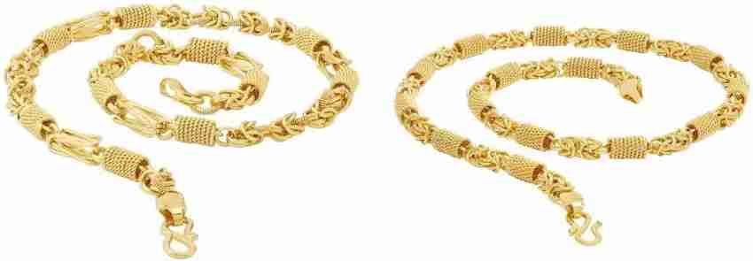 LABHUBAMON New style new year 2022 gold chain for man and boy Gold