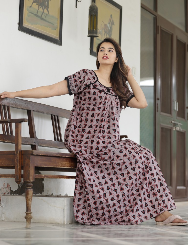 Cotton Nighties - Cotton Night Dresses Nighty Designs Online at Best Prices  In India
