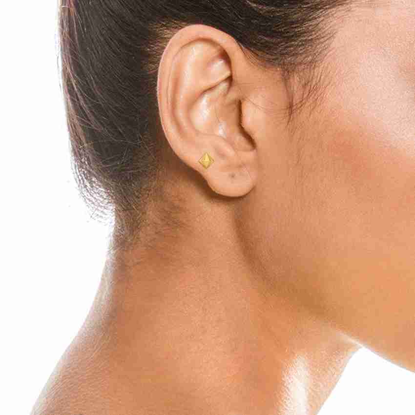 Side stud in gold discount