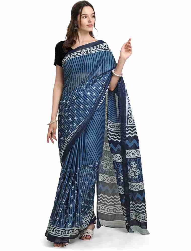 Anni designer clearance linen saree