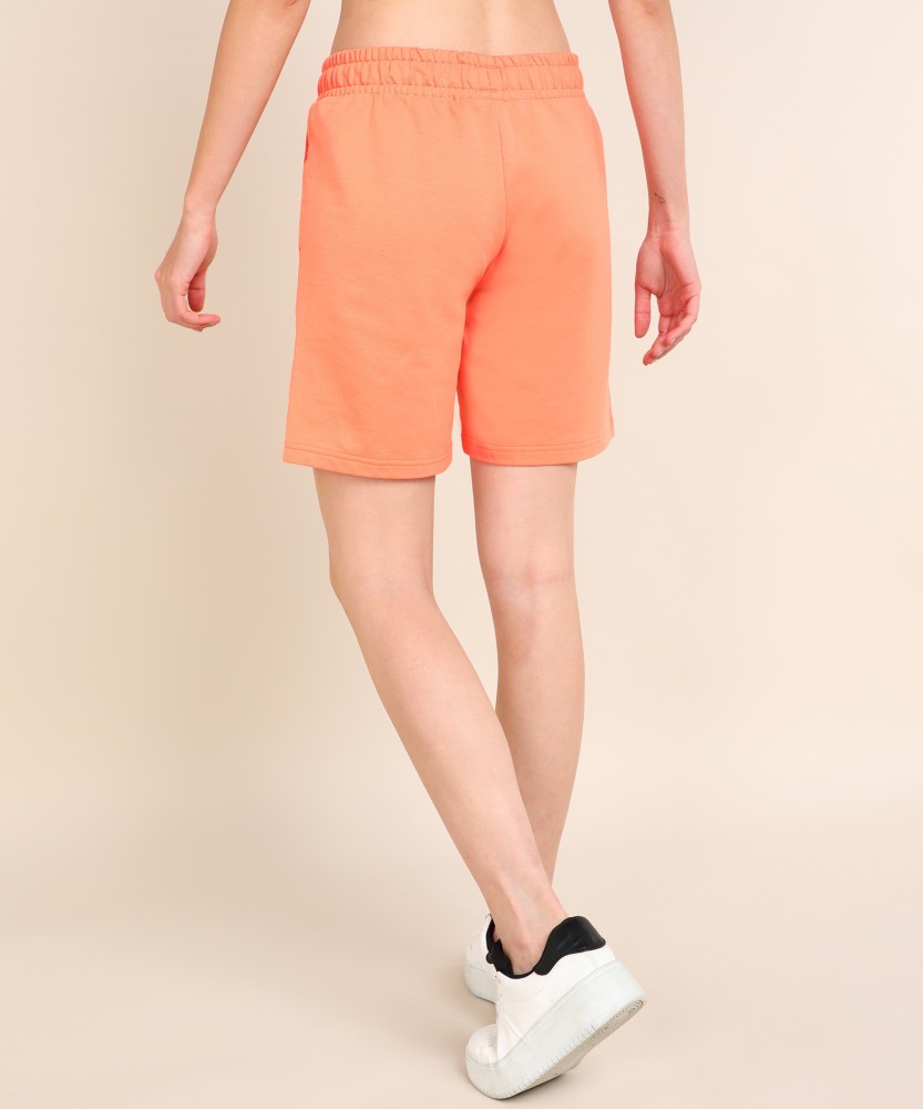 puma shorts womens orange