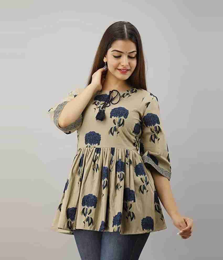 Frock best sale top design