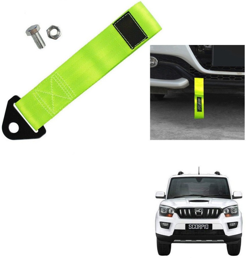 Qiisx TOW BELT & STRAP Front & Rear Light Green for Mahindra Scorpio New  0.24 m Towing Cable Price in India - Buy Qiisx TOW BELT & STRAP Front &  Rear Light