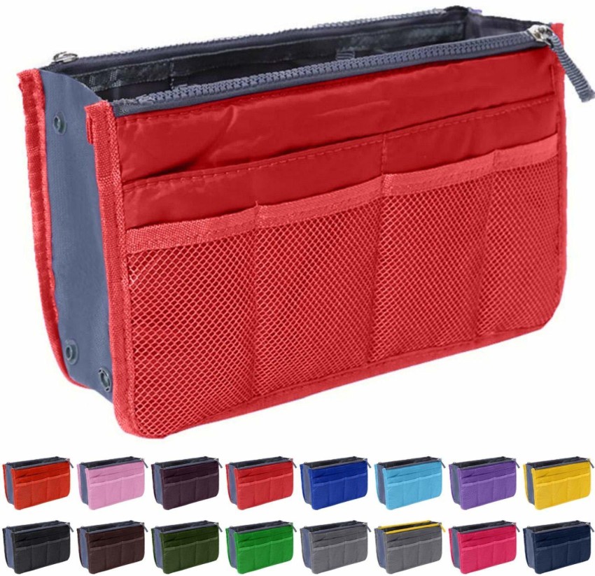 BSN Slim Bag or Purse Organizer - Red Red - Price in India