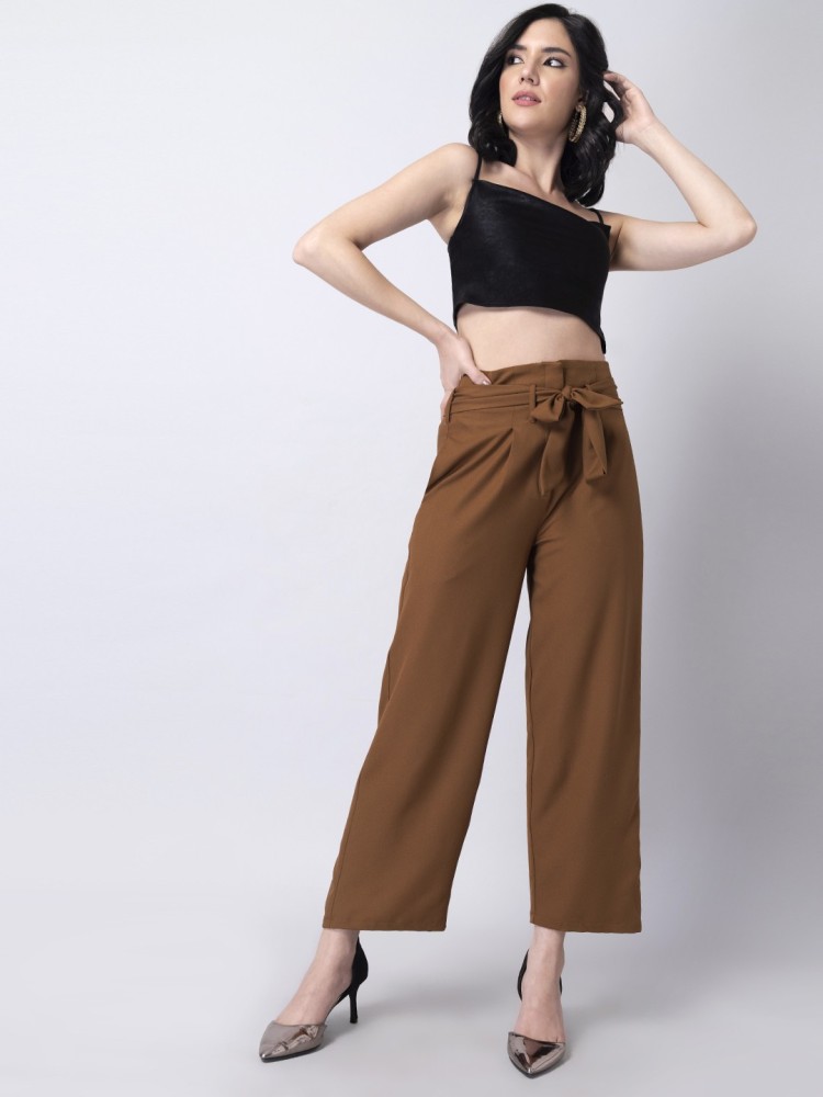 Wide Legged Pants - Buy Women & Girls Wide Legged Pants Online in India -  FabAlley