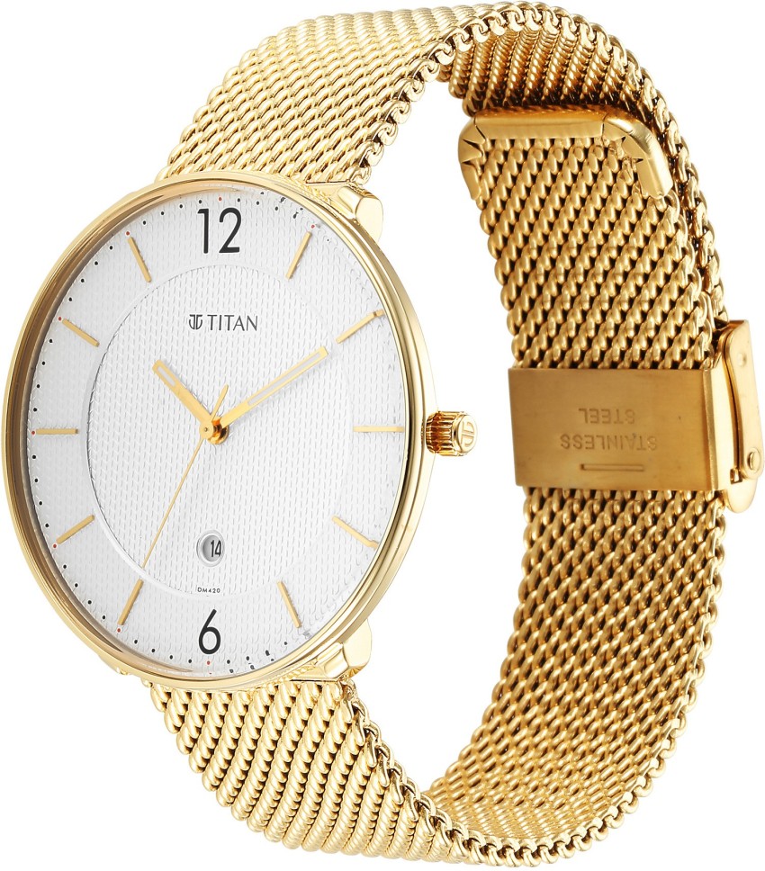 Titan gold 2025 chain watches