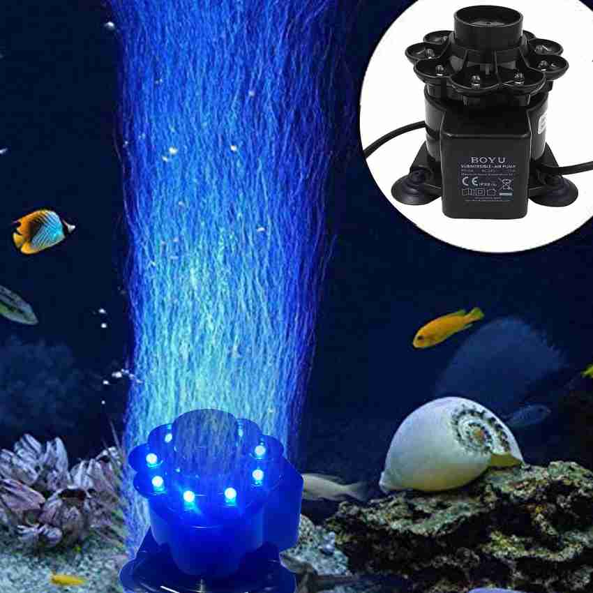 Jainsons Pet Products Boyu 17W Submersible Air Pump PY 04 with 9 LED Light for Aquarium Submersible Air Aquarium Pump Price in India Buy Jainsons Pet Products Boyu 17W Submersible Air Pump