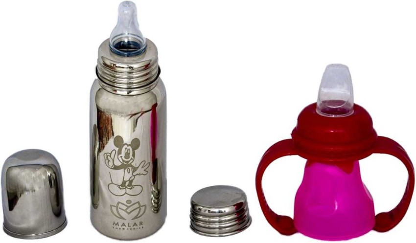 Stainless Steel Baby Feeding Bottle and Sipper