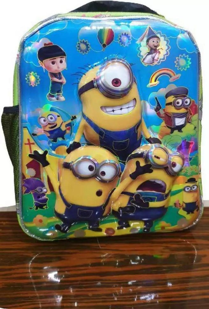 Printed Backpack Boys Minions School Bag