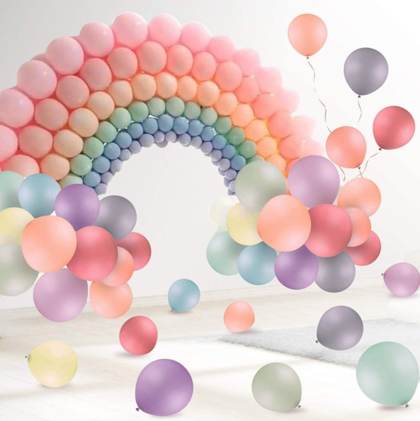 120pcs Multicolor Pastel Balloons Garland Kit Wedding Macaron Rainbow Party  Balloon Backdrop Decoration