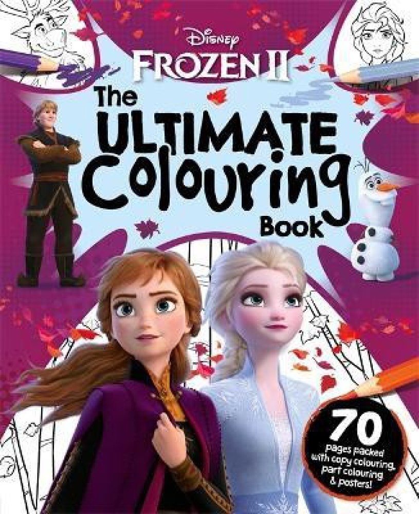 Disney Adult Coloring Book - Frozen Art Therapy Book